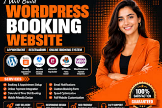 get a professional wordpress booking website for your business