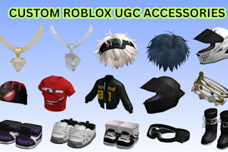 create custom roblox ugc accessories layered clothing chain hair hat for store