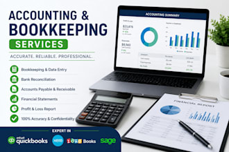 do bookkeeping, accounting, vat return, other accounting