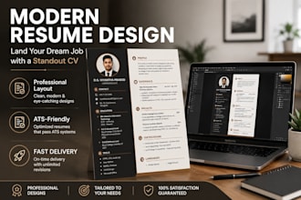 design and write a job winning professional  resume,CV