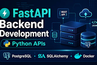 develop fastapi backend with postgresql