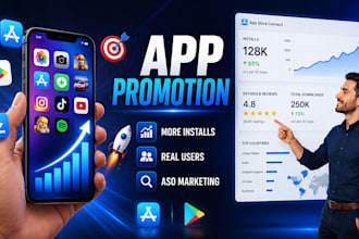 do aso mobile app promotion, game promotion , IOS app install, app marketing