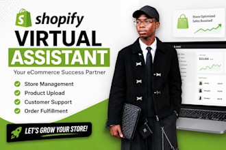 provide shopify virtual assistant services