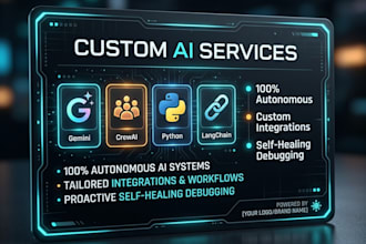 build custom autonomous ai agents using crewai and gemini