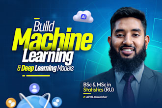 build machine learning and deep learning models for research data
