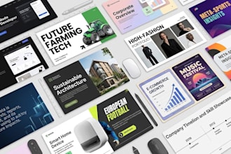 create standout powerpoint and canva presentation design with a pro pitch deck