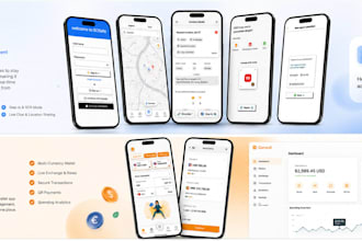 create responsive user interfaces and UX design