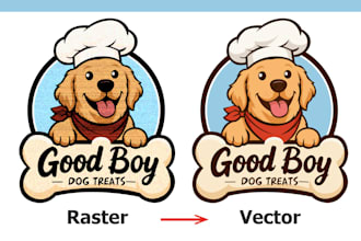 convert your logo, image or sketch to vector