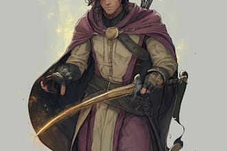 make a game art dnd character art