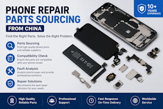 source phone parts and provide repair solutions