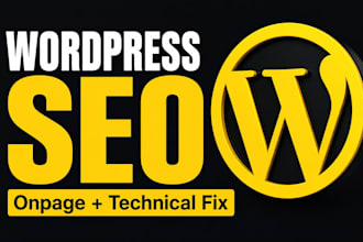 do wordpress on page SEO and technical optimization
