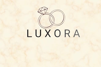 design minimalist luxury brand logo for jewelry and boutique