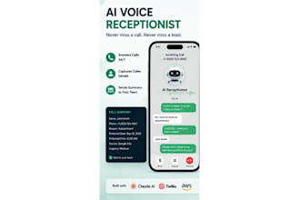 build an ai voice receptionist for calls and booking