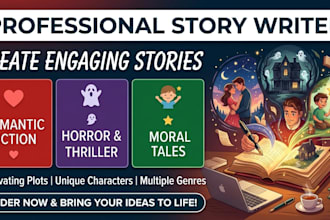 write creative stories romantic fiction and moral tales