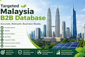 do malaysia linkedin lead generation and prospect research