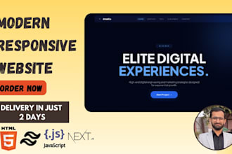 build a modern responsive website that converts visitors