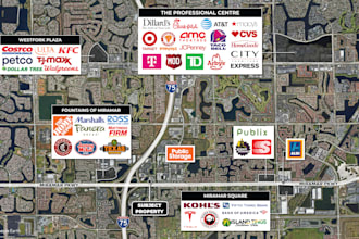 design commercial real estate aerial map