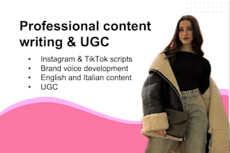 write engaging social media content and captions for your brand
