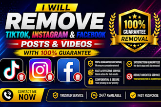 do mass report and remove fake or impersonating social media accounts and posts