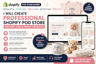 create parentprint kidcustom babylabel tinythreads birthgift shopify pod apps