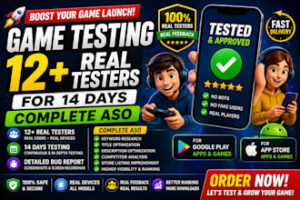 do professional android app testing, QA and bug reporting