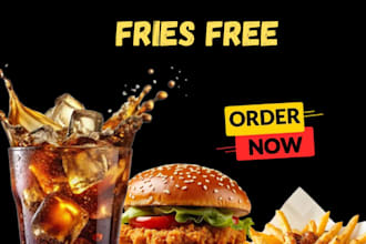 design eyes catching food posters and ads