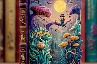 design professional cartoon book covers that
