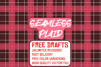 design vector plaid patterns for your brand