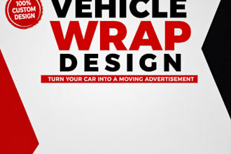 design professional vehicle wrap, car, van and truck wrap