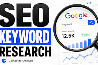 do advanced SEO keyword research and competitor analysis