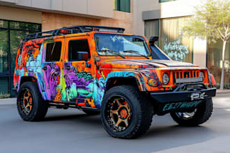 design professional van wrap, vehicle wrap, and car branding
