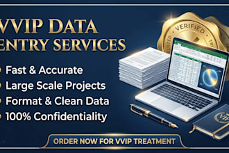 be your professional data entry and typing expert