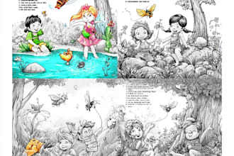 draw expressive childrens book illustrations