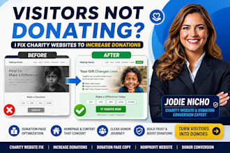 fix your charity website to increase donations and conversions
