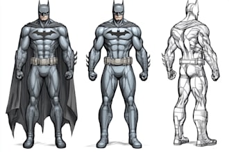 illustrate a superhero comic and marvel character