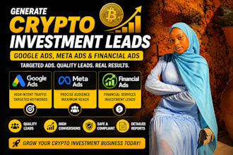 do leads crypto investment on google,meta ads, financial ads