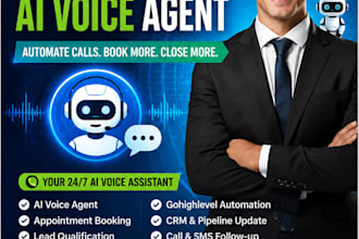build ai voice agent,  gohighlevel, vapi ai, n8n automation, make com