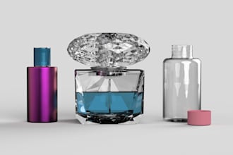 make 3d product rendering and modelling