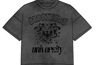 design edgy streetwear clothing and realistic mockups
