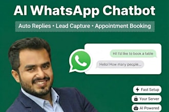 build an ai whatsapp chatbot with 24x7 autoreply and lead capture and booking