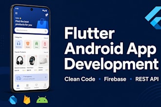 build an android mobile app using flutter and dart