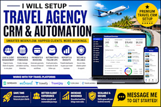 do travel agency CRM sembark wetravel travefy traveljoy zoflowx travelwork ezus
