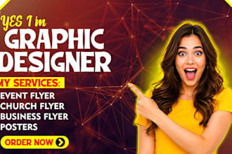 design professional event flyer church flyer and business flyer