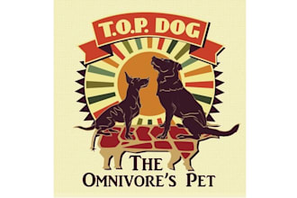 design awesome dog healthy care business logo