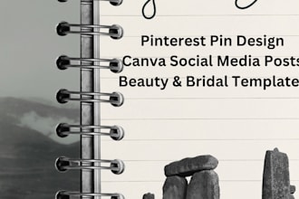 design aesthetic pinterest pins in canva