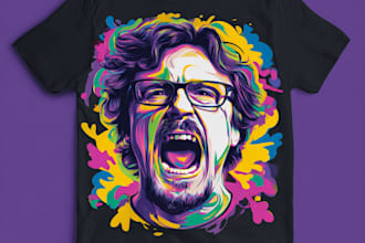 make a custom funny meme t shirt design for you
