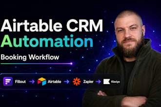 build airtable booking CRM with zapier automation