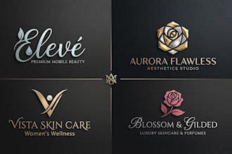 design luxury and aesthetic beauty and skin care logo for you