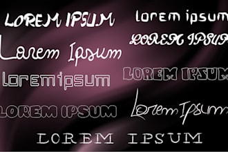 design a custom font