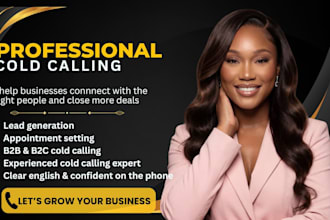 real estate cold calling, janitorial b2b cold calling, cold caller